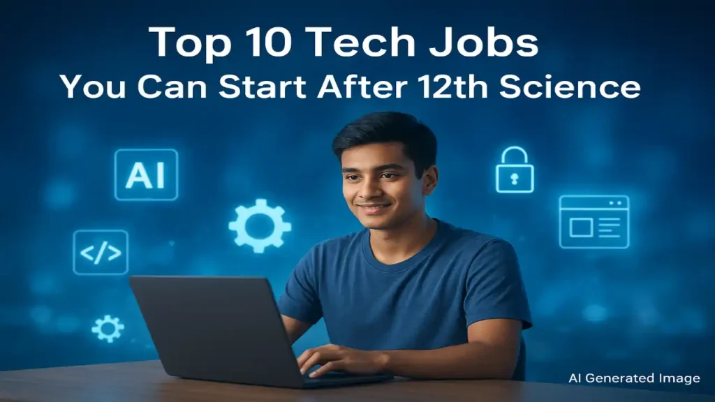 Top 10 Tech Jobs You Can Start After 12th Science.